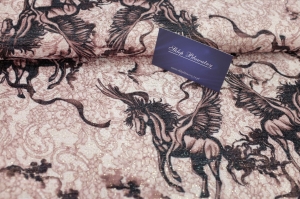 Chanel Jacquard Poliamid z Lurexem TriStar Rosa