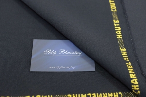 Wełna Kostiumowa Charmelaine Ciemny Granat