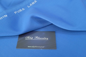 Wełna Kostiumowa Pierre Cardin Szafirowa