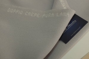 Wełna 100% Doppio Crepe Venezia Popiel