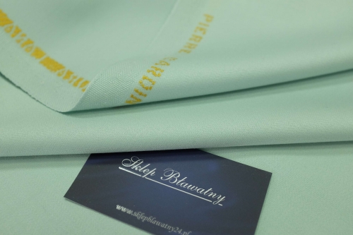 Wełna Kostiumowa Pierre Cardin Miętowa 06.jpg
