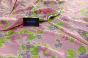 Jedwab Naturalny Satyna Blumarine Roso