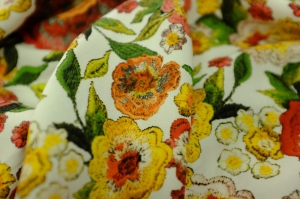 Jedwab Naturalny Krepa na Satynie Minevra