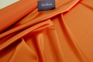 Jedwab Naturalny Satyna z Lycrą Milano Terakota