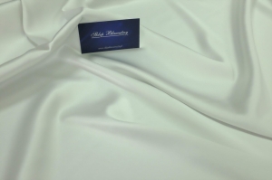 Jedwab Naturalny Satyna z Lycrą Milano Srebrzysta