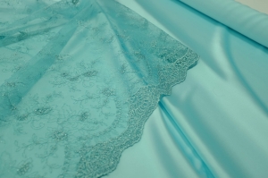 Koronka Poliamid Vargas Pudrowy Turkus