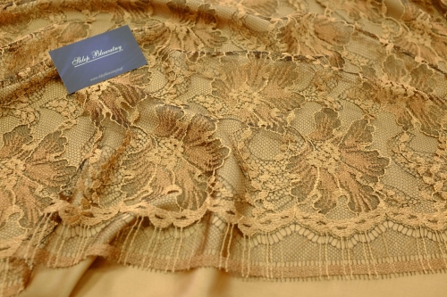 Koronka Wiskozowa  Spain Secura Miedziano-Czarna 02.jpg