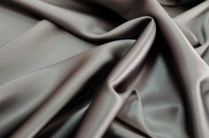 Jedwab Naturalny Satyna z Lycrą Milano Silver