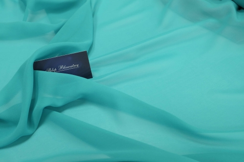 Jedwab Naturalny 100% Szyfon Turkus 01.jpg