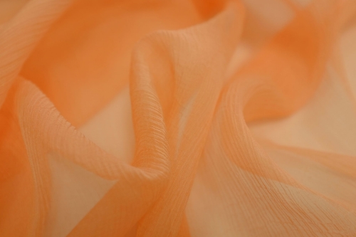 Jedwab Naturalny 100% Szyfon Krepon Morela_Łosoś 01.jpg