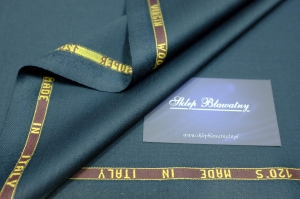 Wełna 100% Garniturowa Super 120's L&L Granat Ciemny