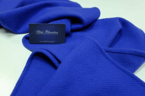 Wełna 100% Carnet Szal Szafirowy Bławatny  06.jpg