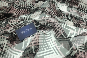 Jedwab Naturalny 100% Szyfon Alta Moda Pixe