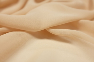 Jedwab Naturalny 100% Szyfon Milano Morela Jasna