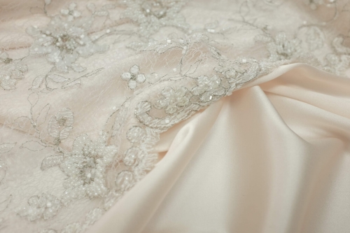 Wiskoza 100% Koronka Ślubna Brudna Biel 07.jpg