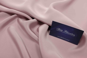 Jedwab Naturalny Double Crepe Cady Pudrowy Róż