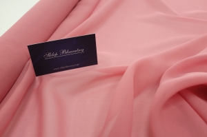 Jedwab Naturalny 100% Szyfon Milano Łososiowy