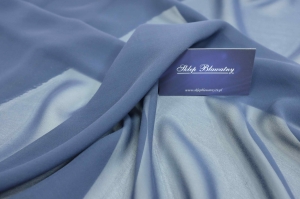 Jedwab Naturalny 100% Szyfon Milano Granat