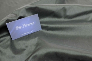 Jedwab Naturalny 100% Surowy Shantung/Tafta Czarny