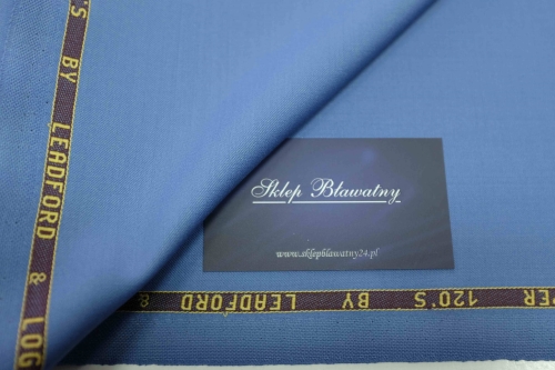 Wełna 100% Garniturowa Super 120's L&L Błękit Lotniczy 02.jpg