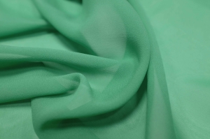 Jedwab Naturalny 100% Szyfon/Krepa Milano Zieleń Jasna