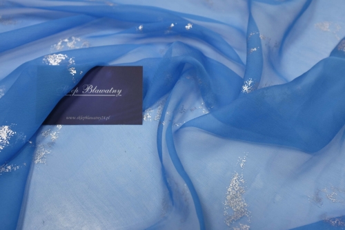 Jedwab Naturalny 100% Szyfon Karnaqałowy Alta Moda Stars  02.jpg