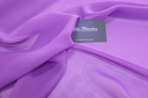 Jedwab Naturalny 100% Szyfon Milano Jasny Fiolet Kupon