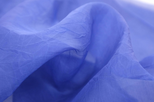 Jedwab Naturalny 100% Organza Kreszowana Szafirowa 12.jpg