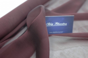 Jedwab Naturalny 100% Szyfon/Muślin Milano Bordo