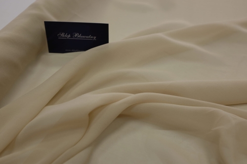 Jedwab Naturalny 100% Szyfon_Muślin Milano Beżowy Ciemny 02.jpg