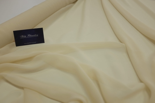 Jedwab Naturalny 100% Szyfon Milano Waniliowy 01.jpg