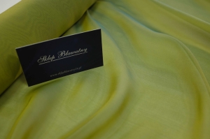 Jedwab Naturalny 100% Szyfon Milano Kameleon Zielony 