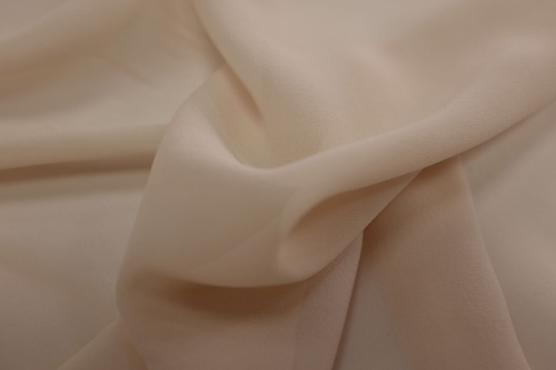 Jedwab Naturalny 100% Szyfon Milano Kupon Morela Jasna 01.jpg