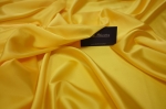 Jedwab Naturalny Satyna z Lycrą Gładka Alta Moda Żółta 03.jpg