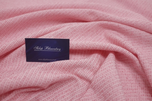 Wełna Bawełna Poliamid Chanel Różowa Alta Moda 02.jpg