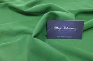 Jedwab Naturalny Lycra Georgette Alta Moda Zielony Szmaragd