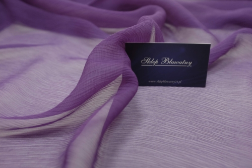 Jedwab Naturalny 100% Szyfon Krepon Fiolet 02.jpg
