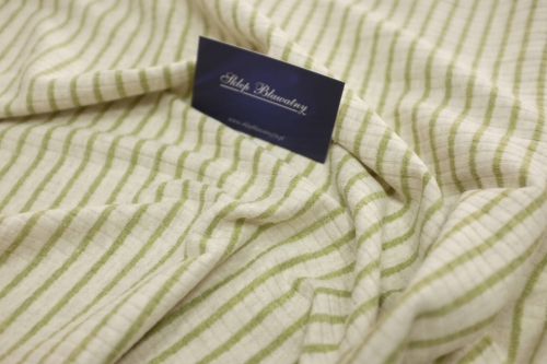 Bawełna 100% Dzianina Jersey Paski Verde 03.jpg