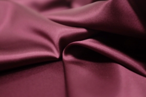 Jedwab Naturalny z Lycrą Satyna Alta Moda Bordowa