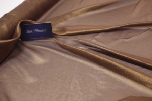 Jedwab Naturalny 100% Szyfon Milano Nabłyszczany Brąz