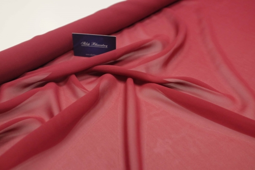 Jedwab Naturalny 100%  Szyfon Jasny Bordowy 03.jpg