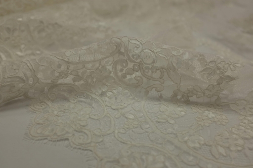 Koronka Poliamid Ślubna Alta Moda Kremowa 01.jpg