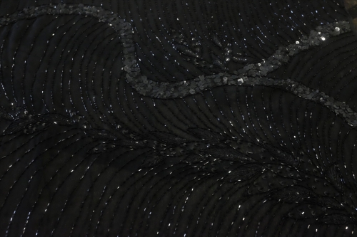 Jedwab Naturalny 100%  Szyfon z Cekinami1 01.jpg