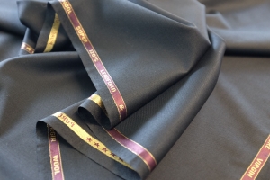 Wełna 100% Garniturowa Super 120's L&L Czarna