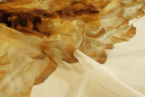 Jedwab Naturalny 100% Szyfon Cavalli Autunno Kupon