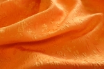 Bawełna Jedwab Jacquard Jasny Pomarańcz Aranja 04.jpg