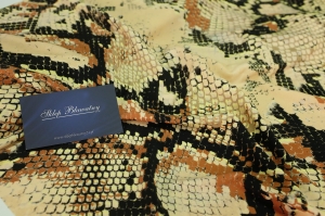 Wiskoza Dzianina Jersey Fredda Pelle di Serpente