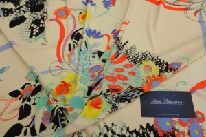 Wiskoza Lycra Dzianina Jersey Zimna Fredda Mascole